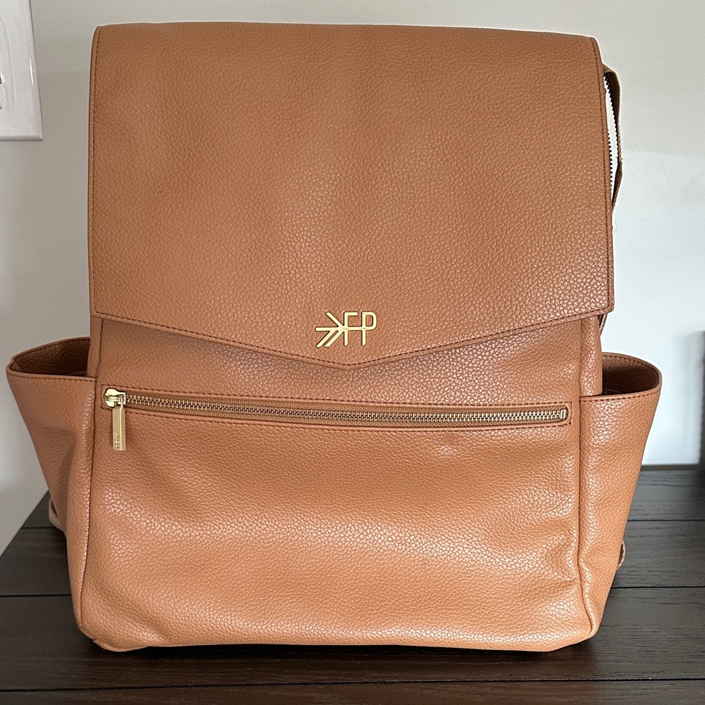 Freshly Picked Tan Leather Backpack